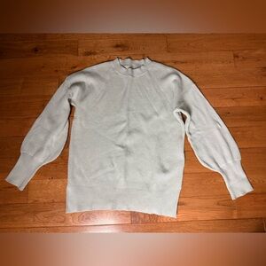 Oversized Slouchy Sleeve Gray Sweater